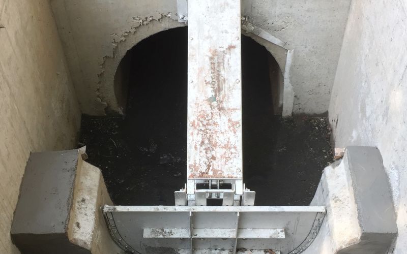 Kanalspülschutz Typ CF geschlossen