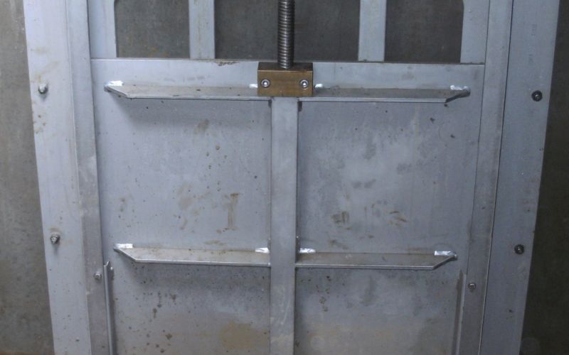 Notfallschieberanlage