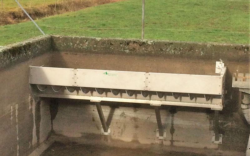 Siebanlage Typ SAS im Einbau