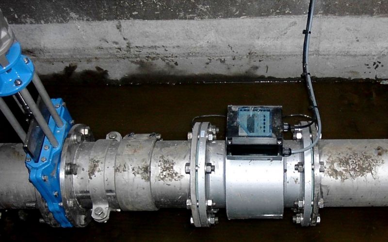 MID Abflusssteuerung TYP SDS im Einbau