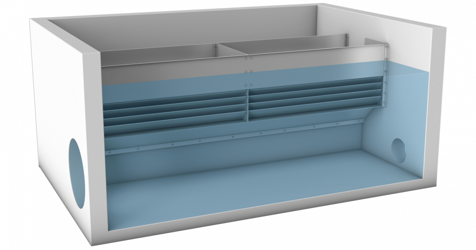 Lamellentauchwand Typ LTW