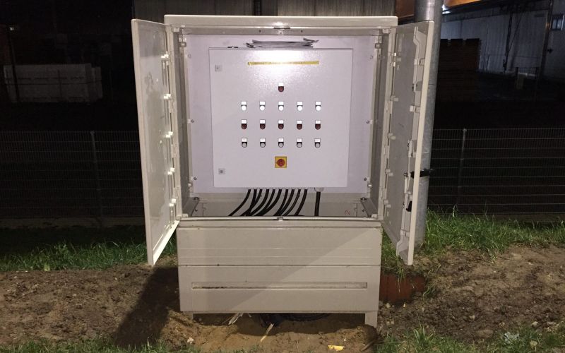 Schaltanlage Notfallschieberanlage Typ NSA