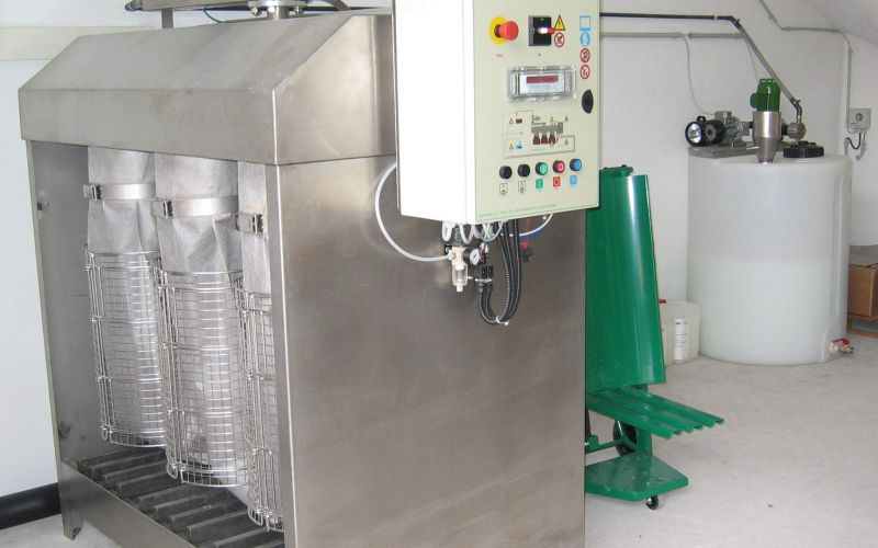 Automatisierte Filtersackentwässerung Schaltkasten