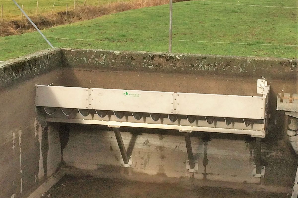 Siebanlage Typ SAS im Einbau